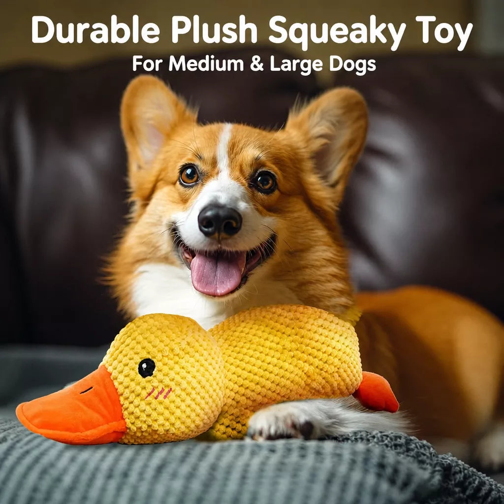 Plush Dog Toys with Squeakers and Crinkle Paper