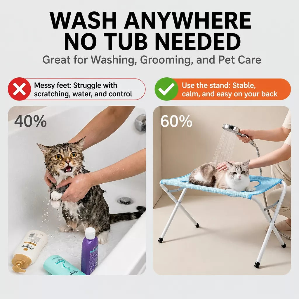 Foldable Pet Grooming Rack