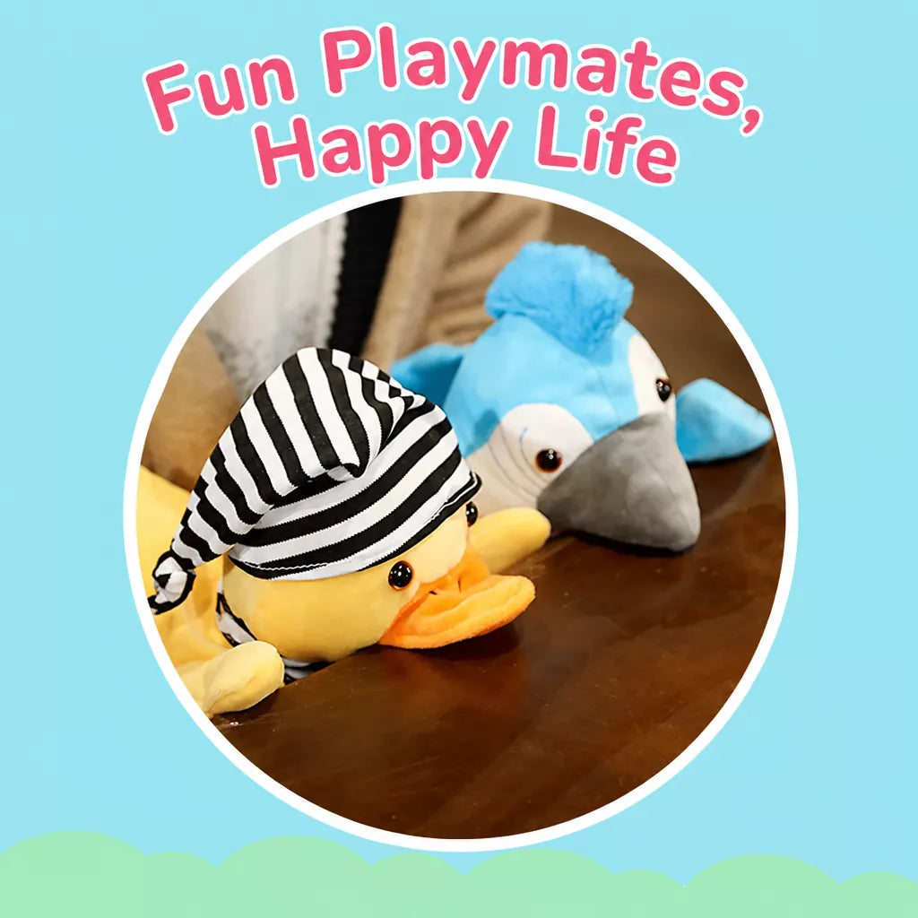 Plush Animal Hand Puppets for Pretend Play