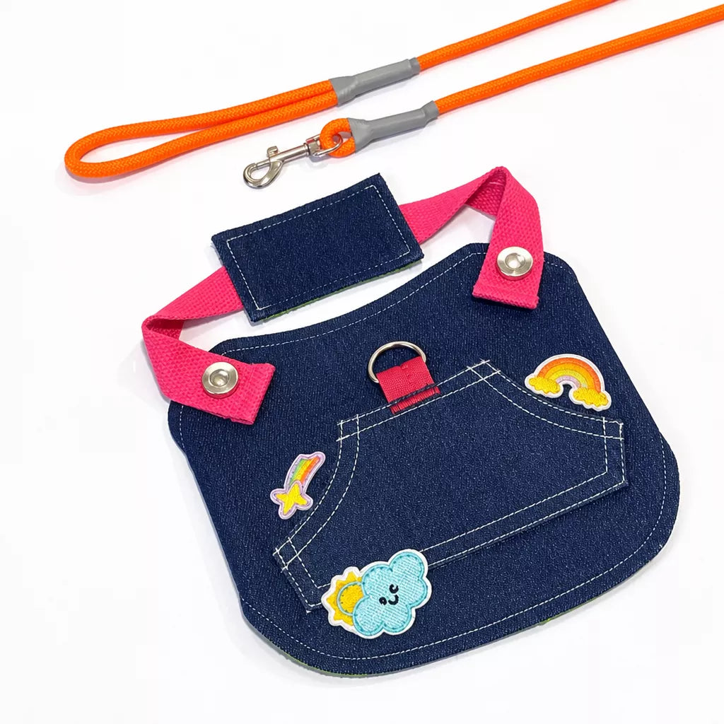 Nylon Pet Harness with Optional Leash