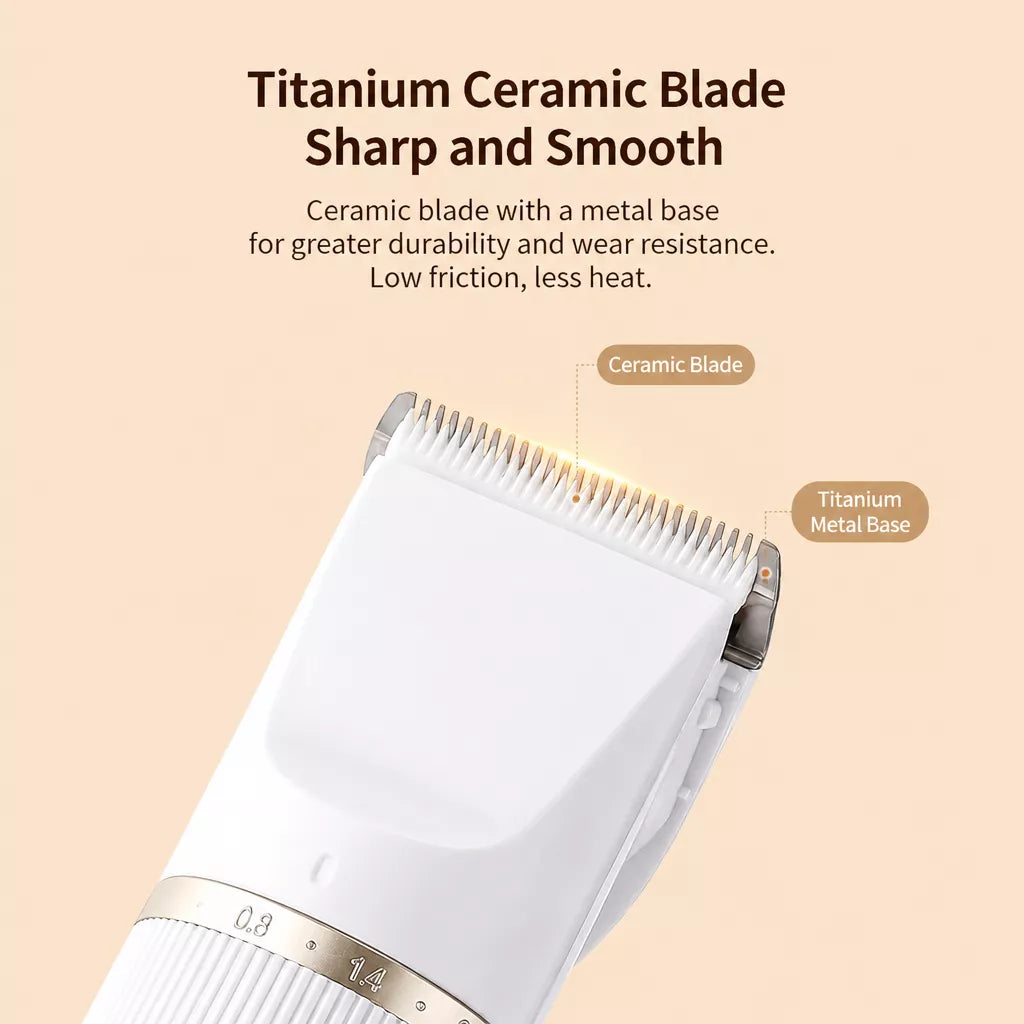 Pet Hair Clipper and Paw Trimmer for Dogs and Cats