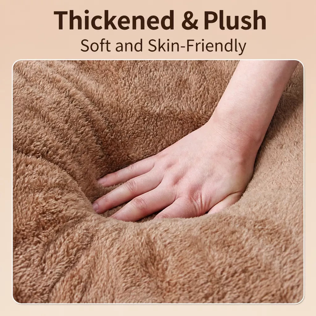 Enclosed Washable Pet Bed for Dogs and Cats