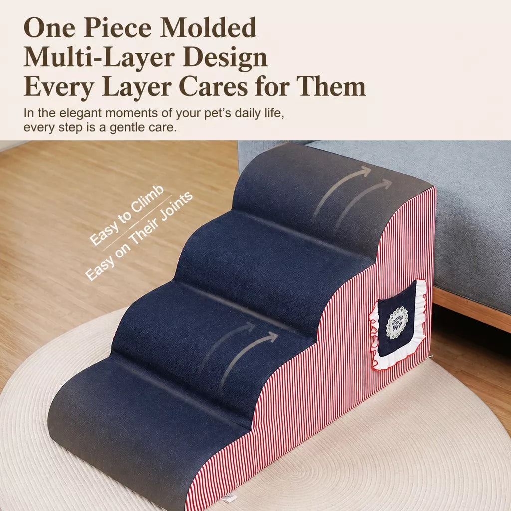 Removable Pet Stairs for Small Dogs, Sofas and Beds