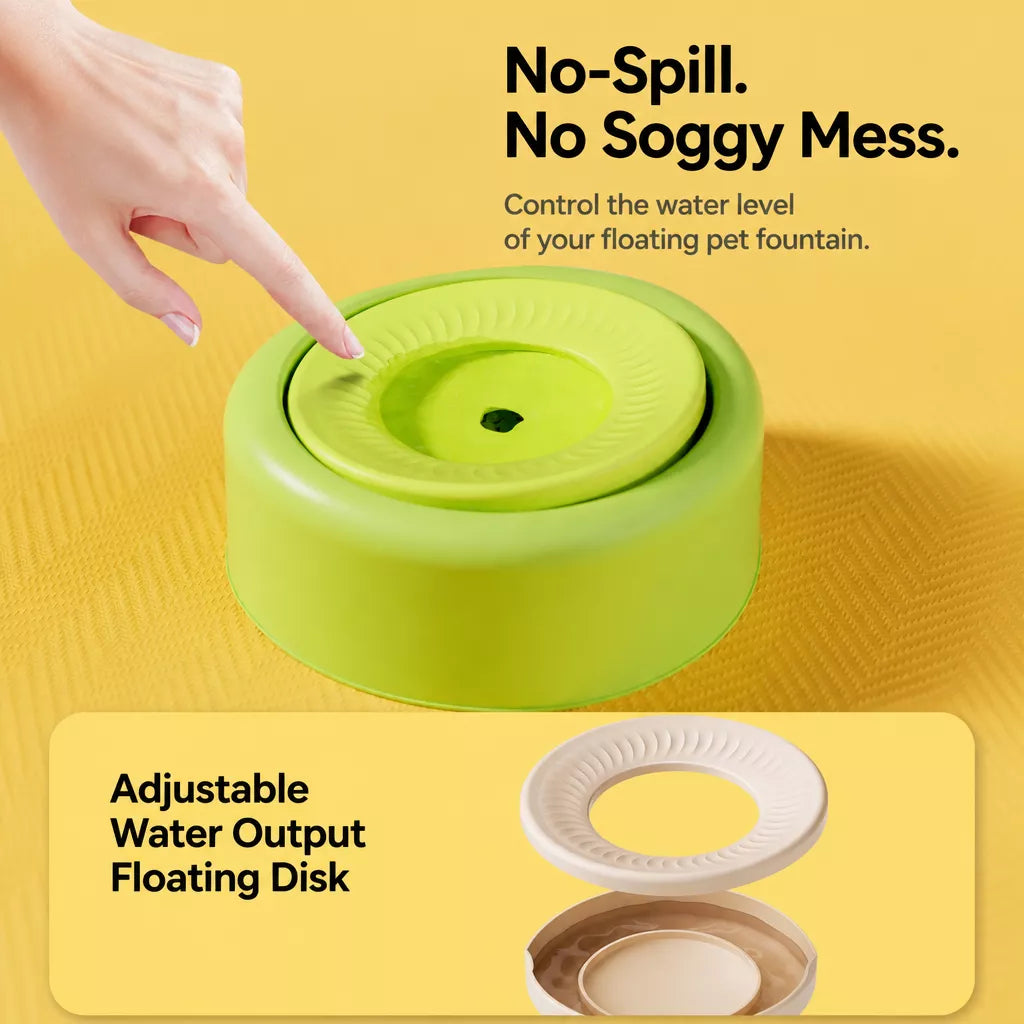 Floating Water Bowl for Dogs and Cats