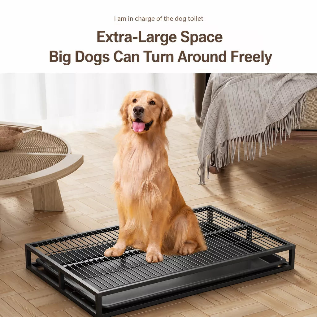 Drawer-Style Dog Potty Tray for Small to Large Dogs