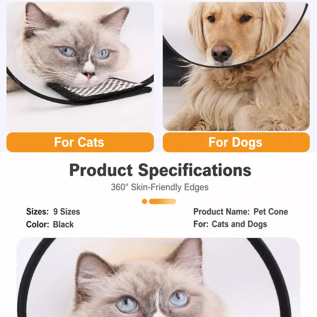 Pet Elizabethan Cone Collar