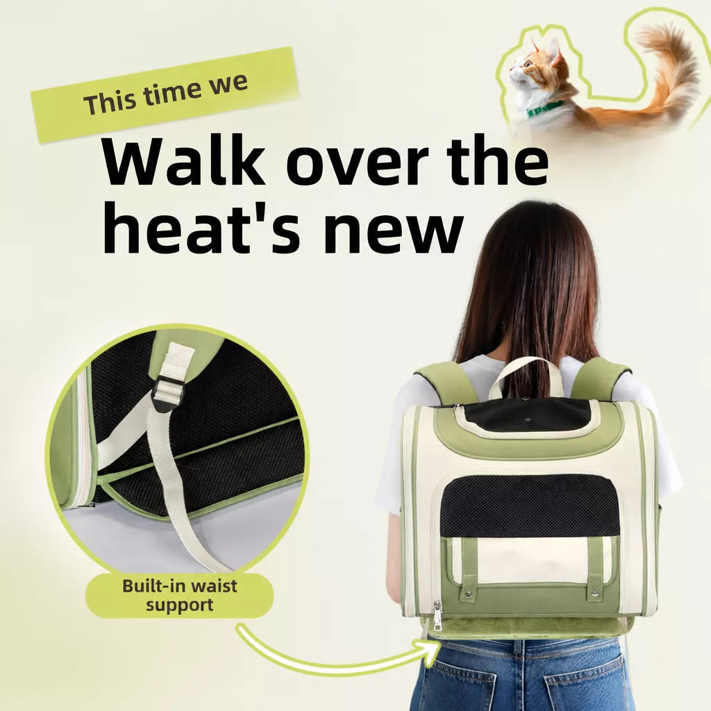 Portable Canvas Cat Carrier