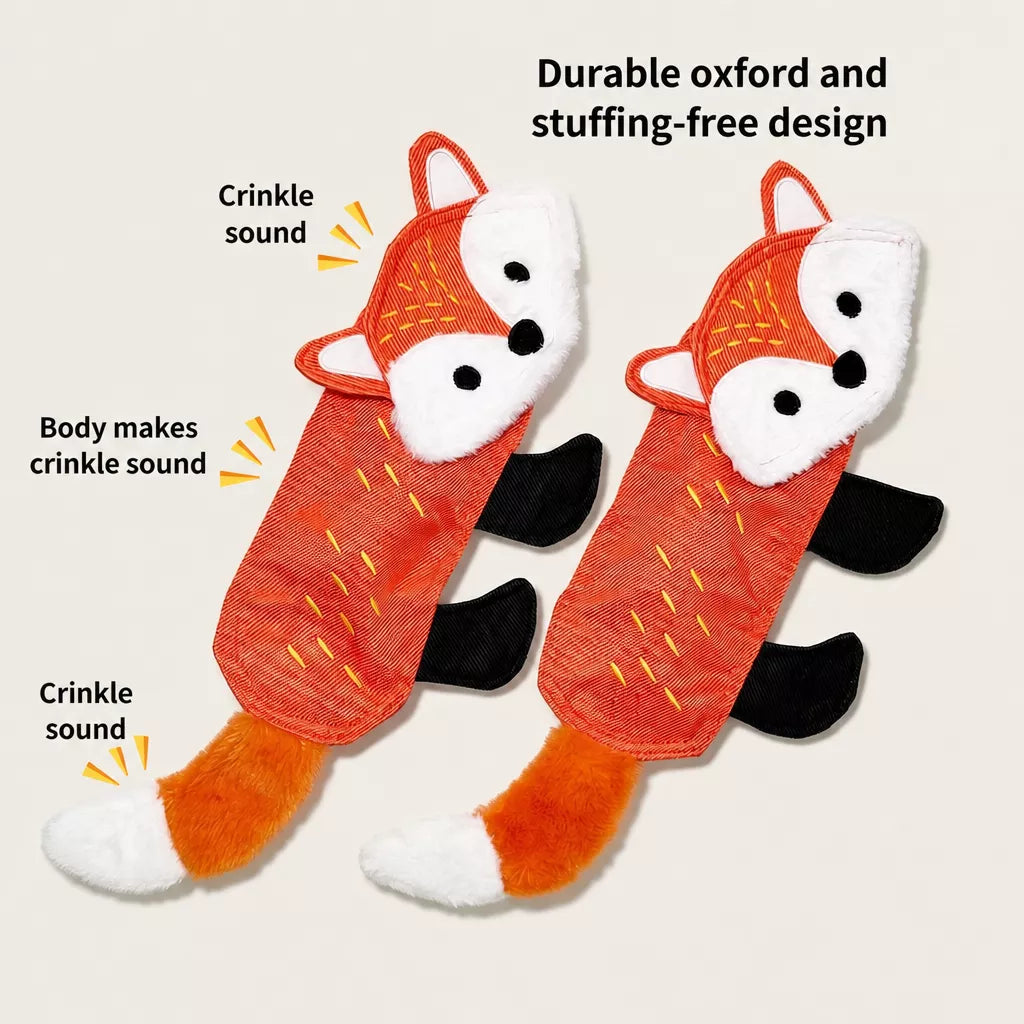 Squeaky Crinkle Dog Toy