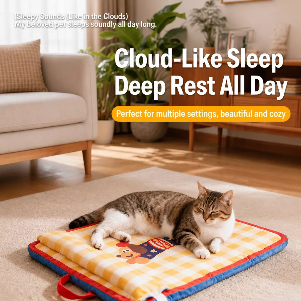 Non-Slip Water-Resistant Pet Bed Mat for Dogs and Cats
