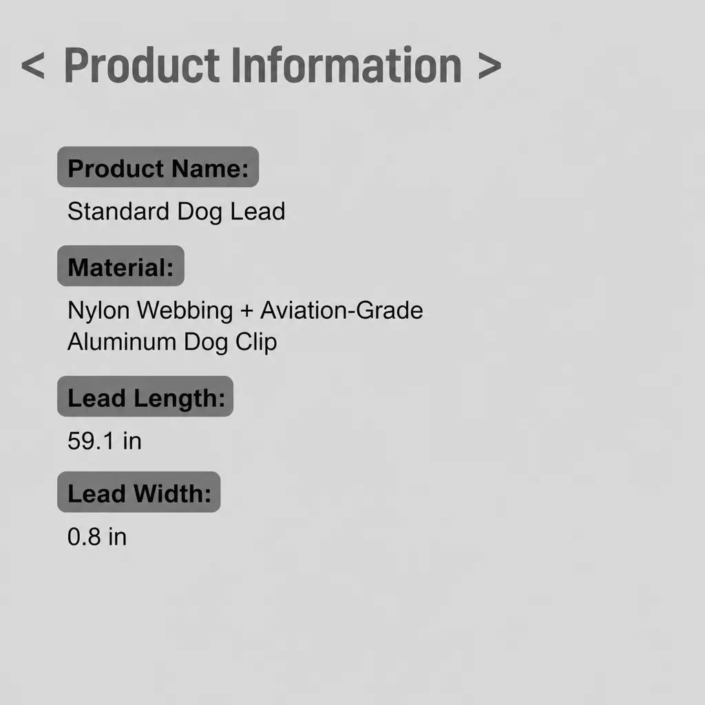 Lightweight Quick-Dry Polyester Dog Leash