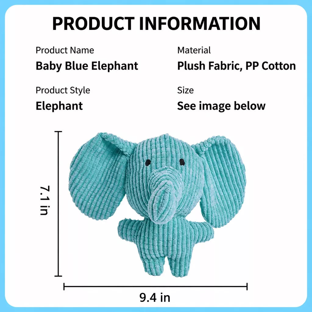 Plush Squeaky Dog Toy for Chewing and Interactive Play
