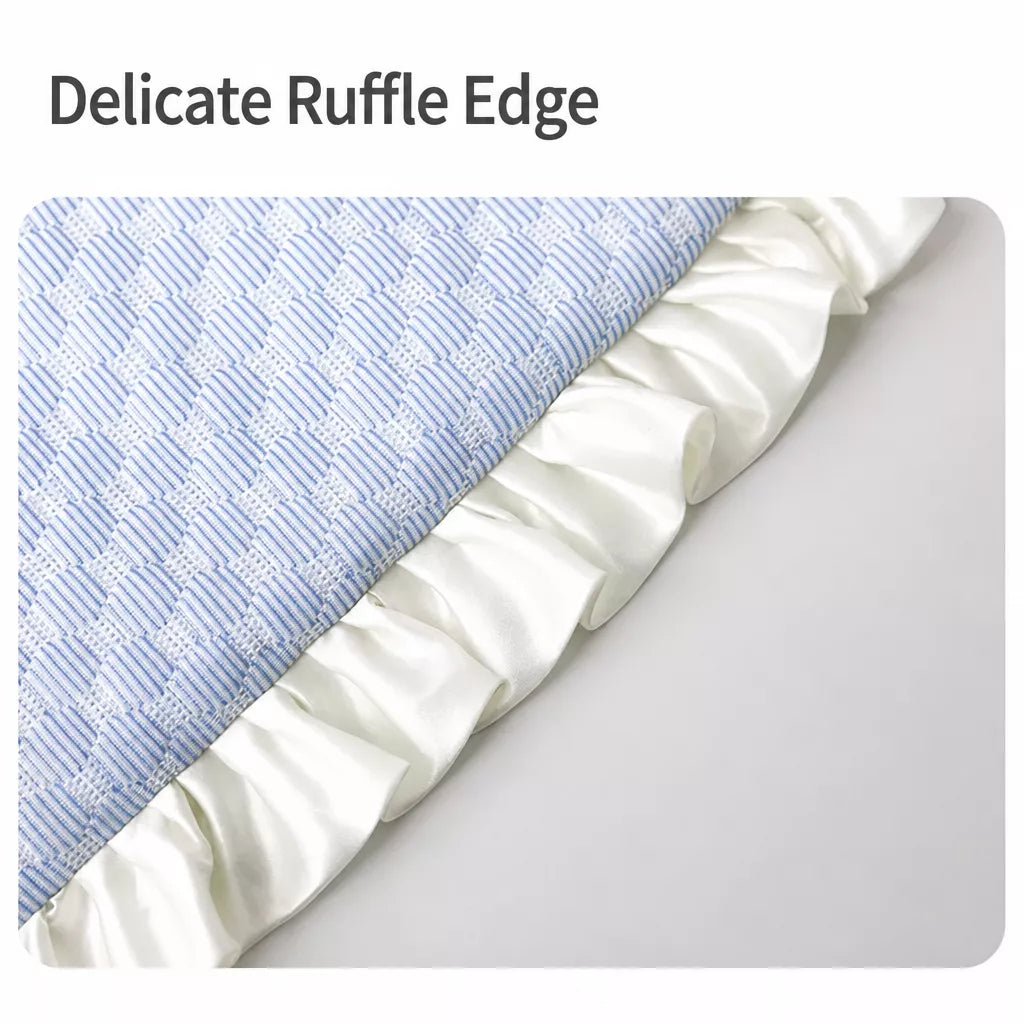 Pet Bed Mat with Bunny-Ear Pillow for Cats and Dogs