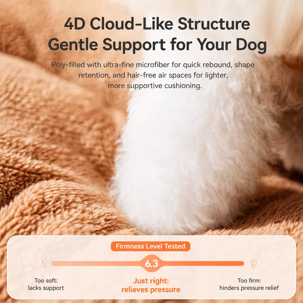 Covered Pet Bed for Dogs and Cats