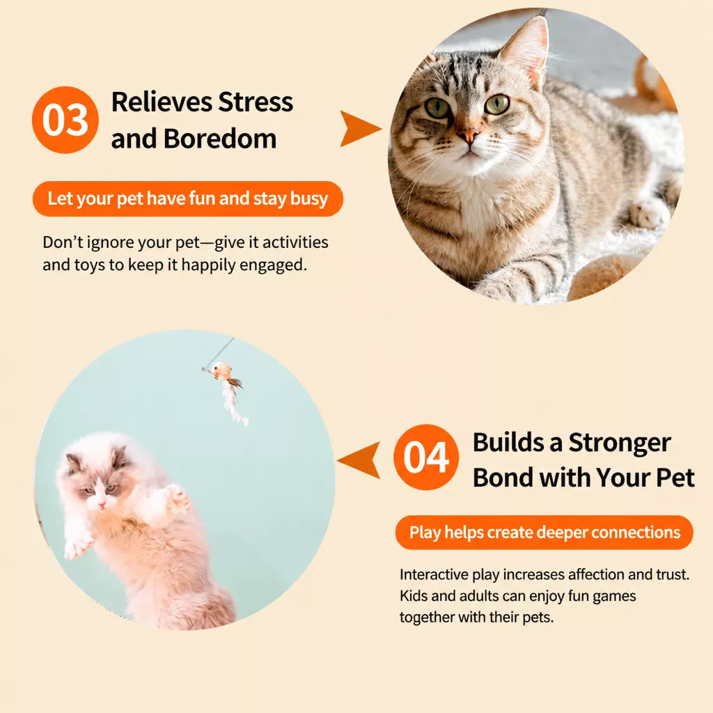 Touch-Activated Plush Mouse Cat Toy