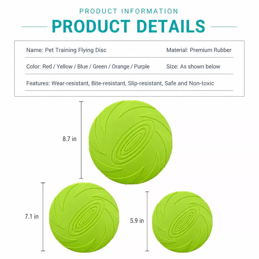 Floating Dog Flying Disc Toy for Training and Interactive Play