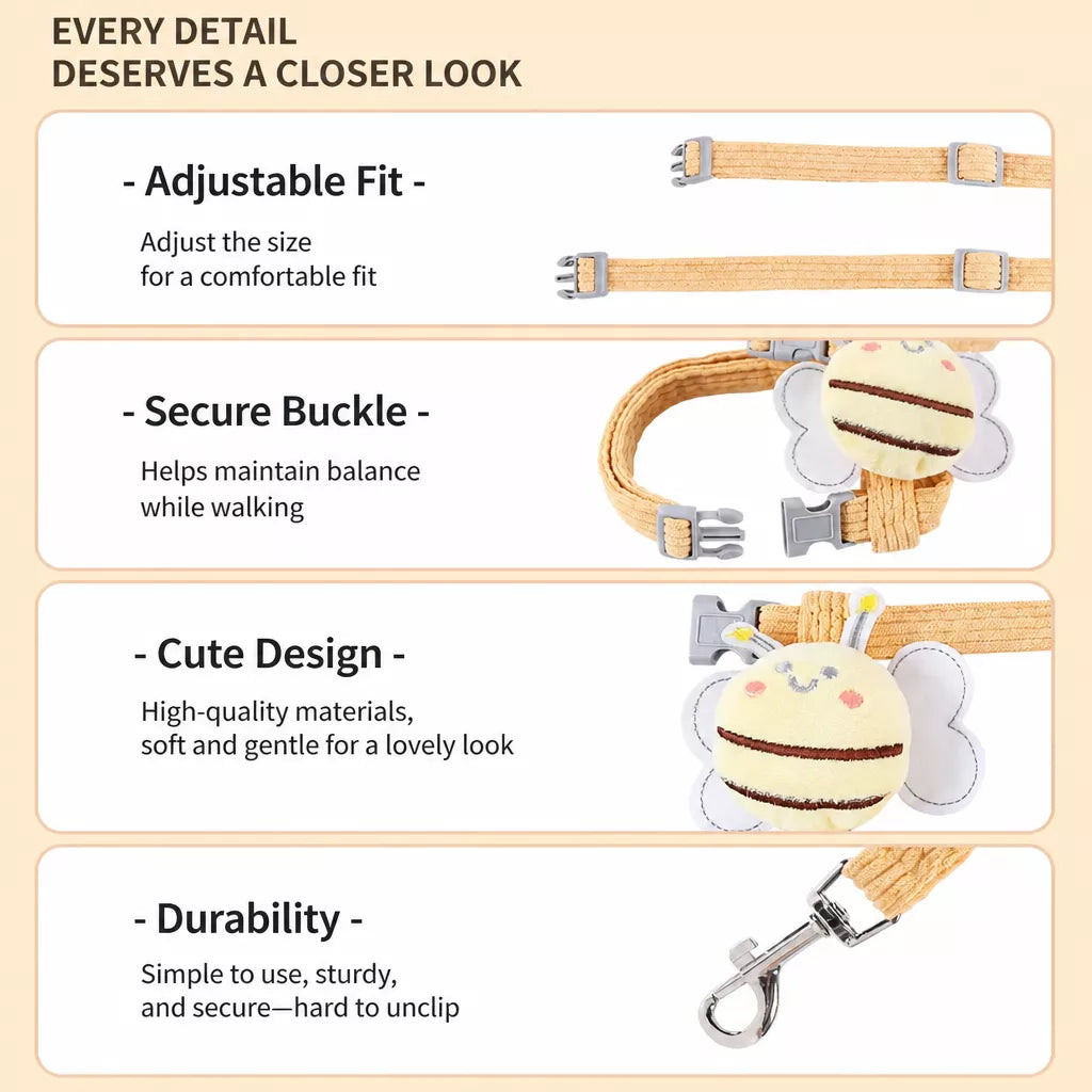 Nylon Cat Harness with Leash