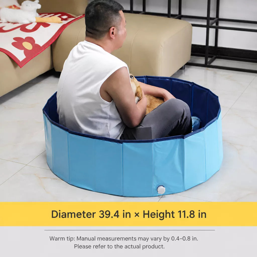Foldable Pet Bath Tub for Cats & Dogs