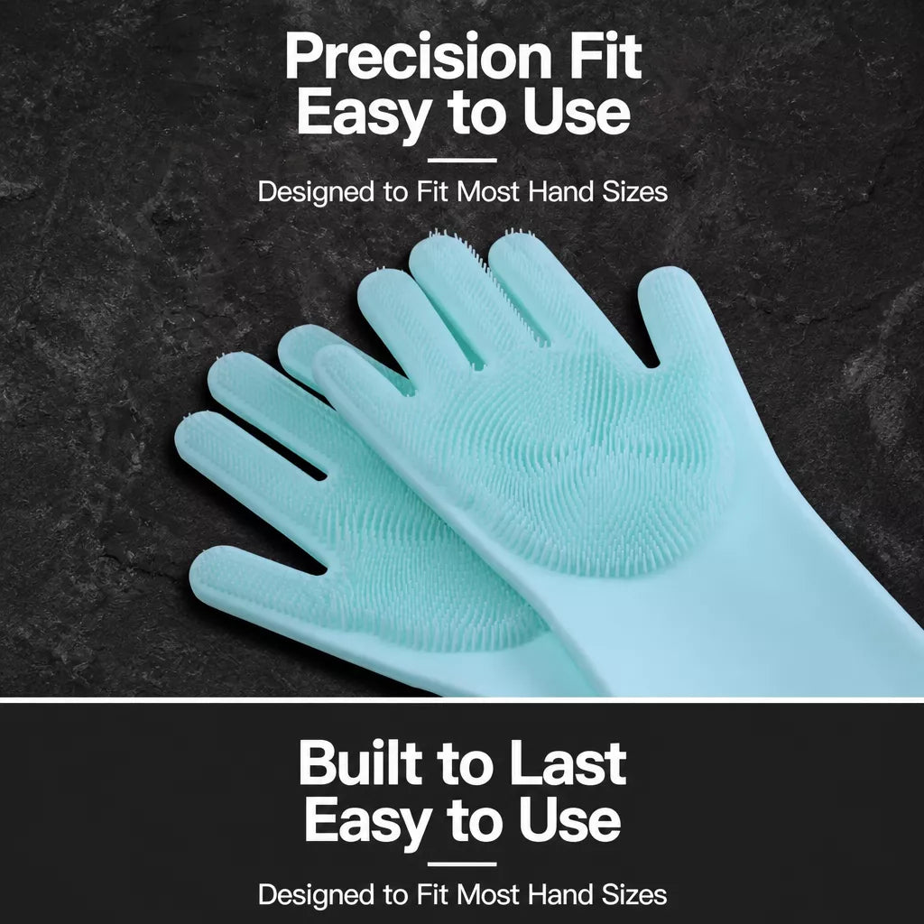 Pet Bathing and Grooming Gloves