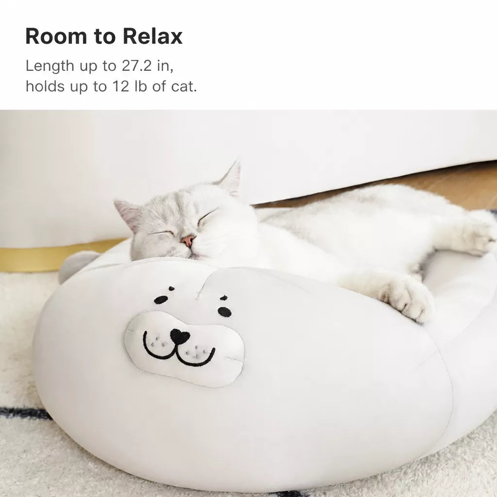 Semi-Enclosed Washable Pet Bed for Cats and Dogs