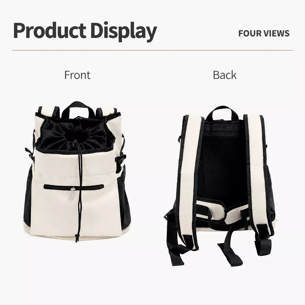Mesh Backpack Pet Carrier for Small Cats and Dogs