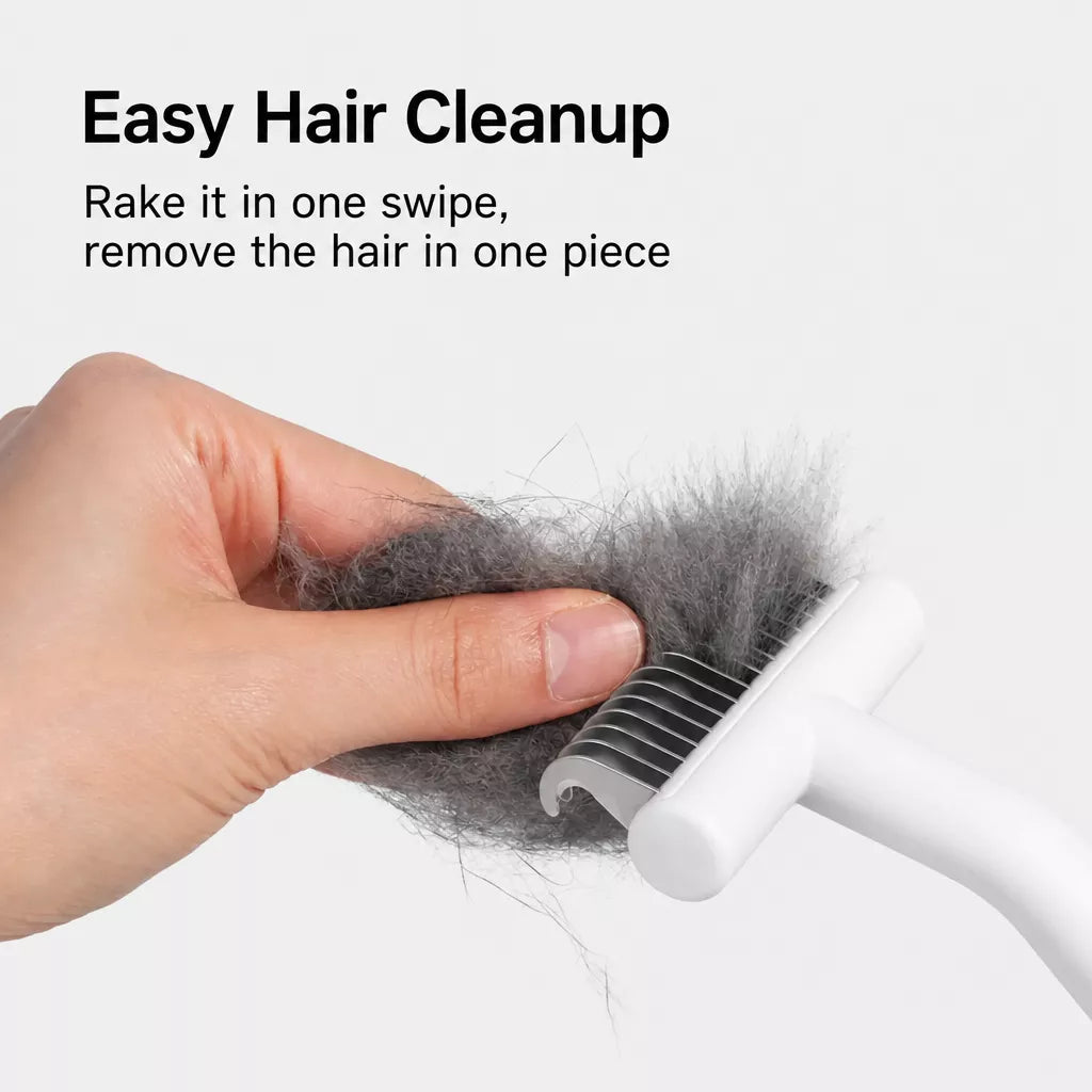 Pet Detangling and Loose Hair Removal Comb for Cats and Dogs
