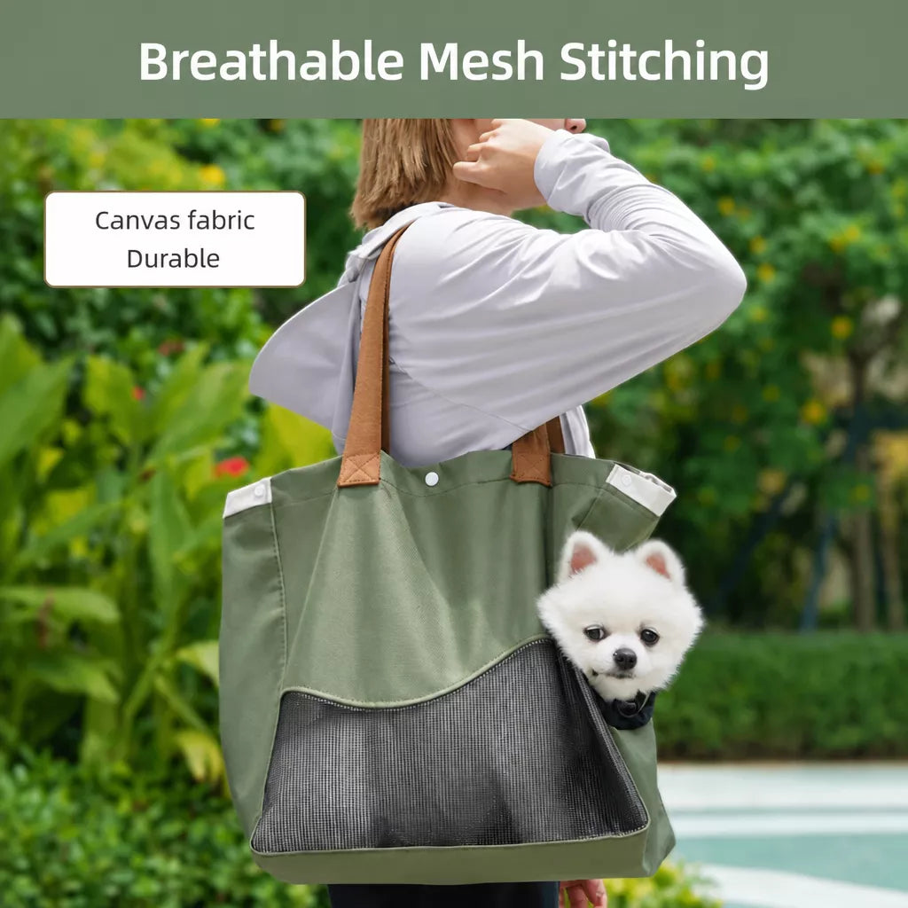 Adjustable Shoulder Pet Carrier for Cats and Small Dogs