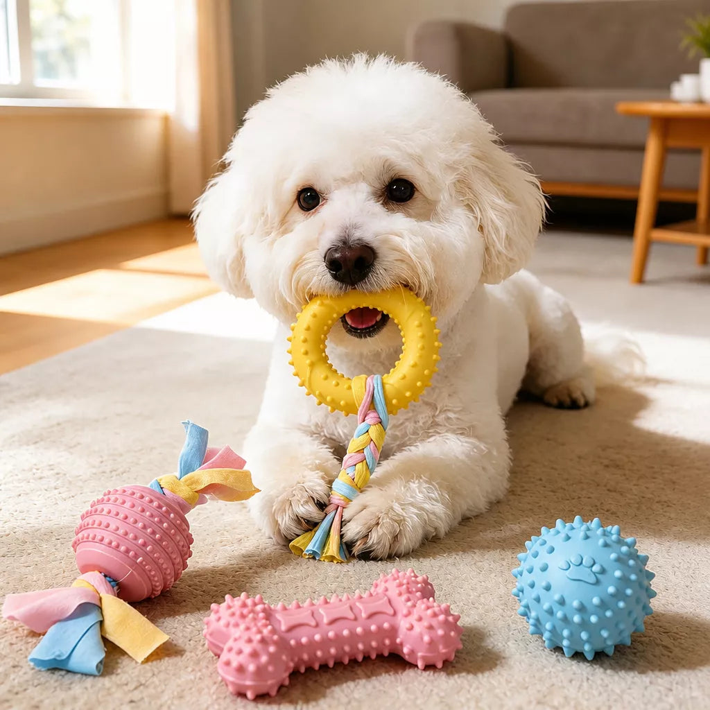 Silicone Dog Chew Toy for Everyday Chewing and Play