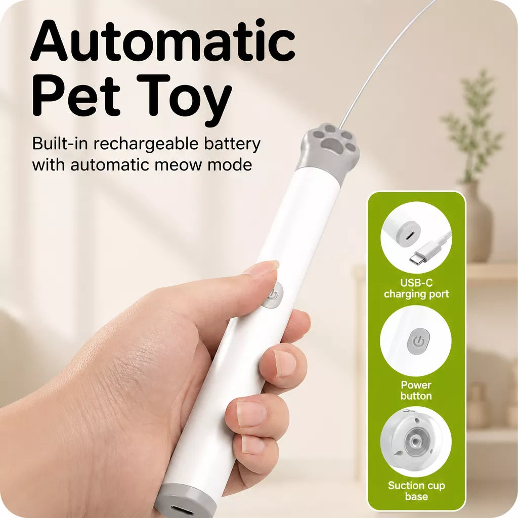 Interactive Electric Teaser Toy for Cats