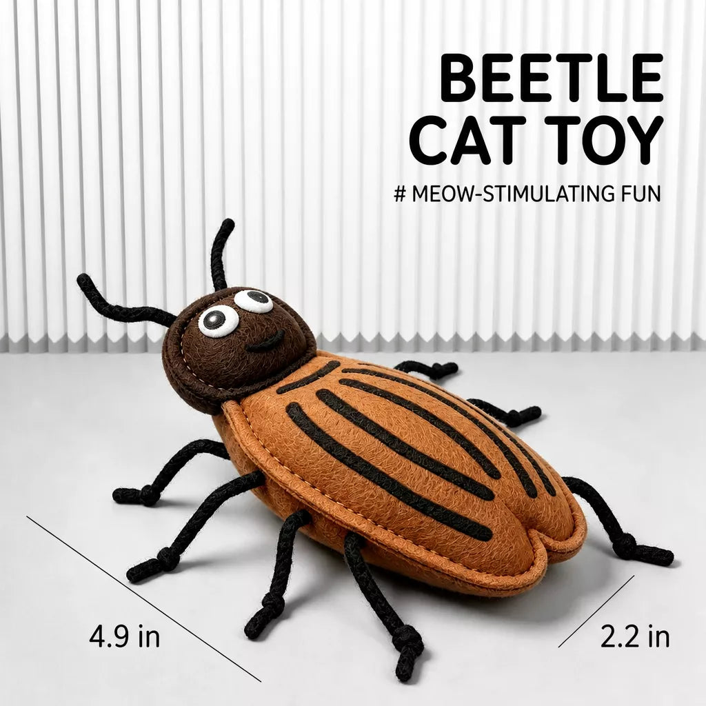 Catnip Insect Toys with Bells for Cats