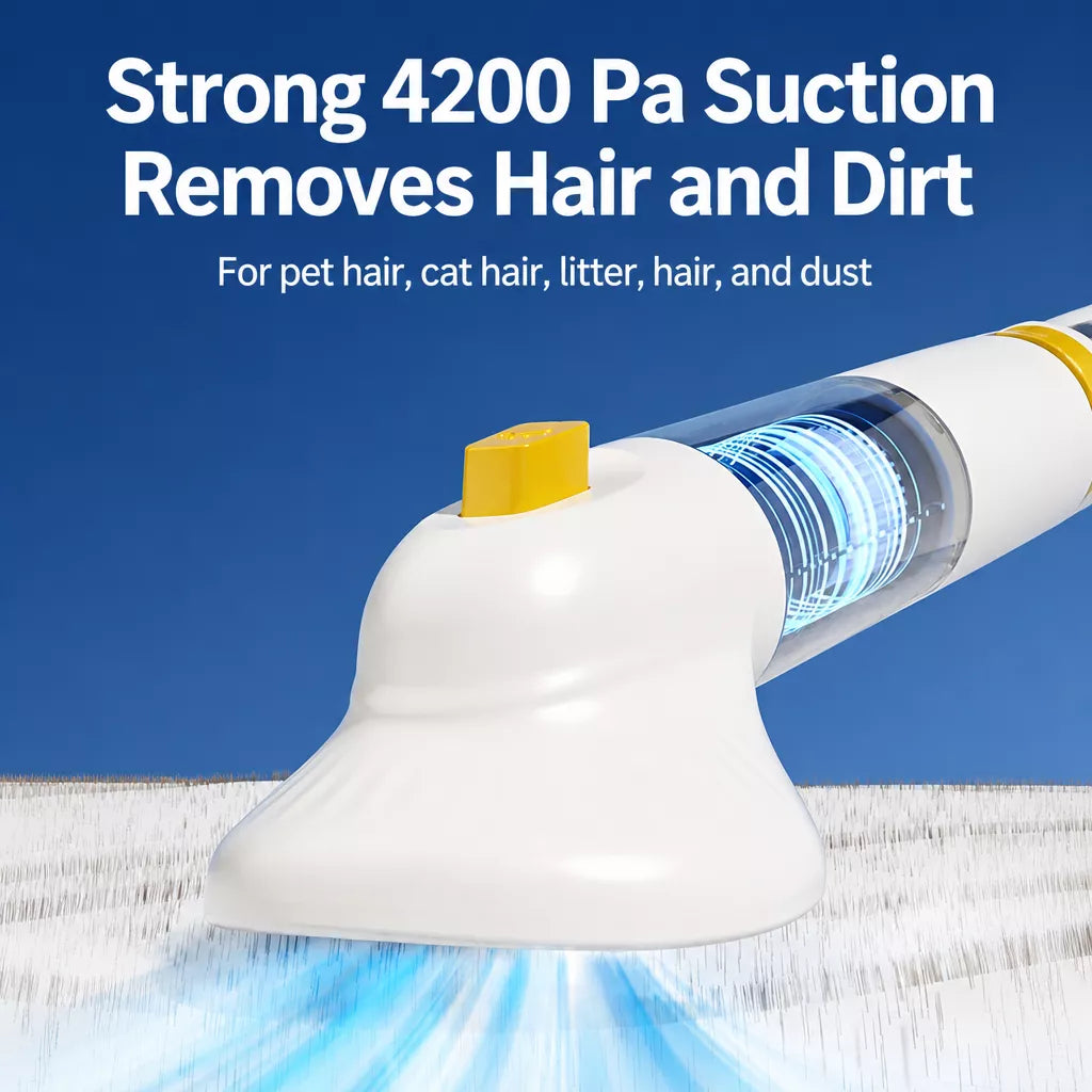 Pet Grooming Vacuum and Dryer with Deshedding Brush