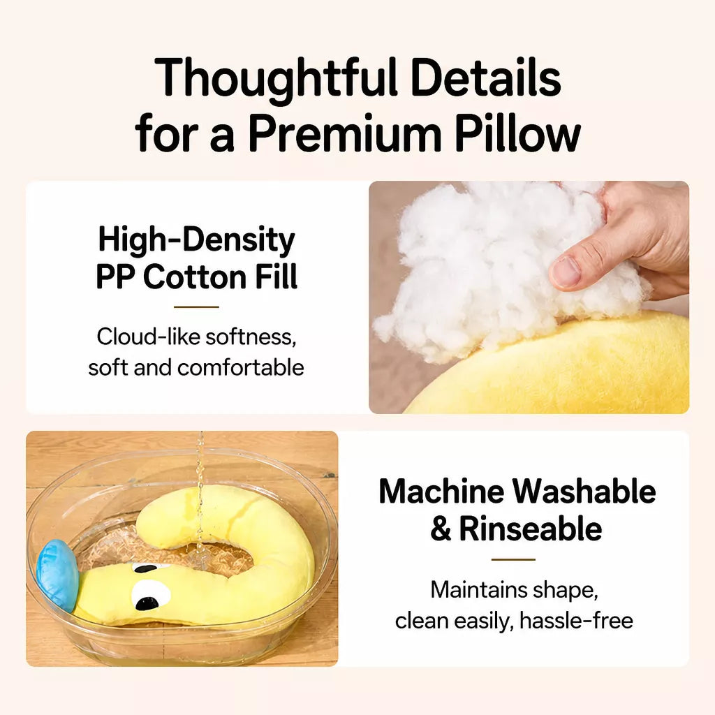 Pillow-Style Pet Bed for Cats and Dogs