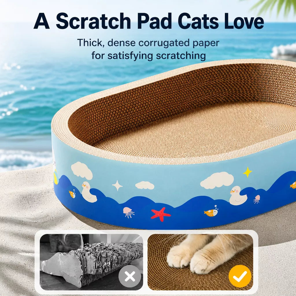 Kraft Paper Cat Scratcher Lounge