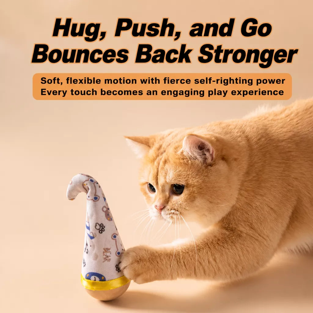 Feather Wobble Cat Toy
