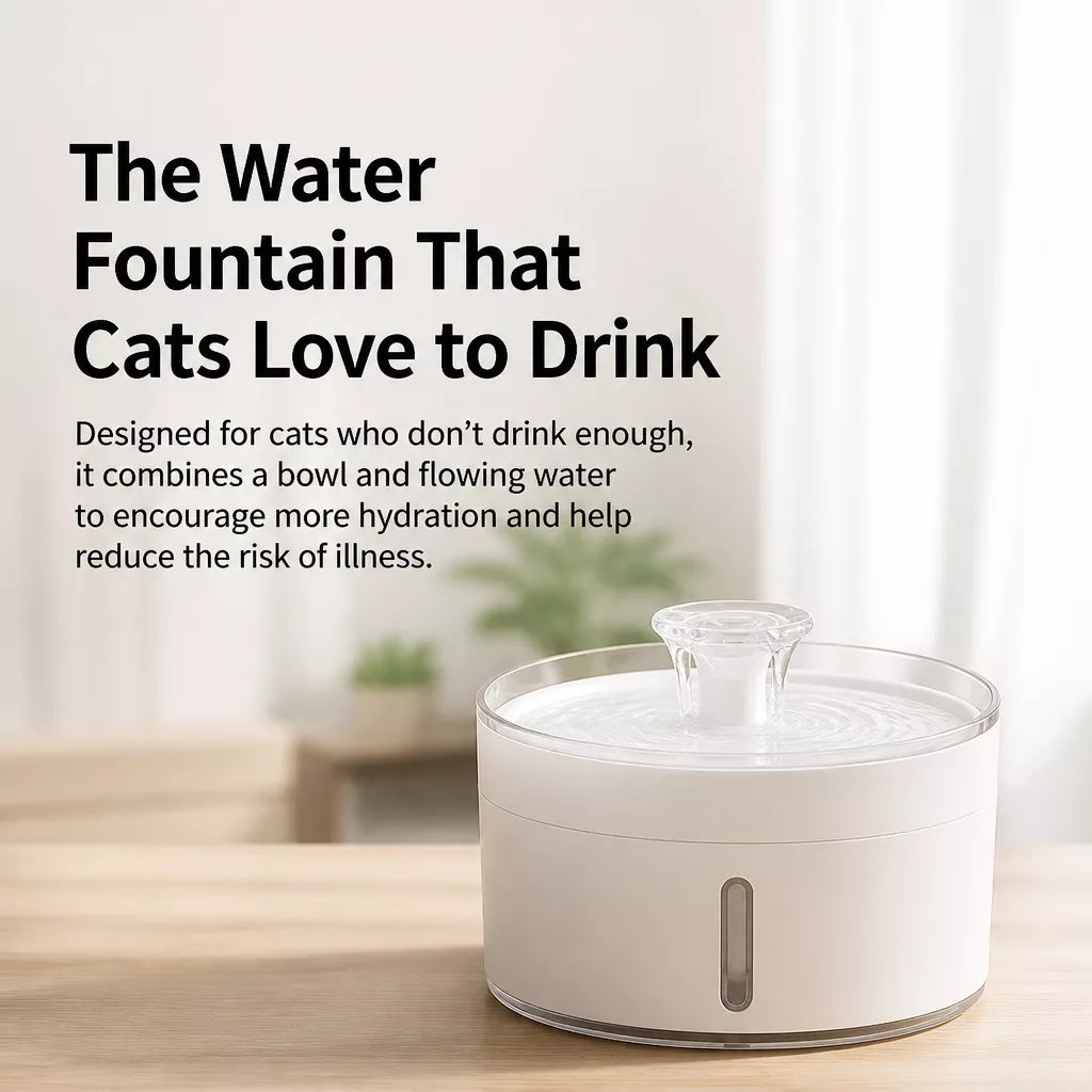 Portable Gravity-Fed Pet Water Dispenser