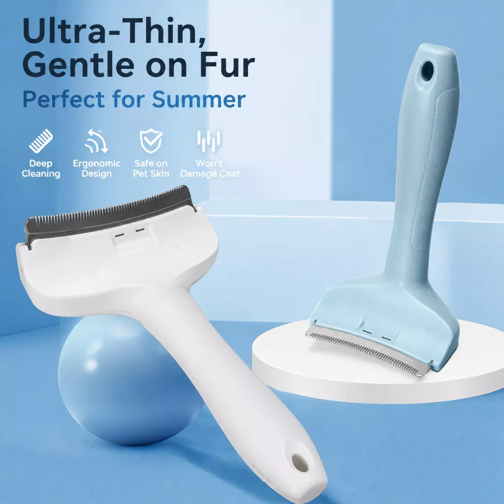Cat & Dog Grooming Comb for Thinning and Loose Hair Removal