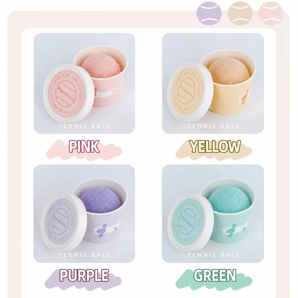 Ice Cream-Style Interactive Dog Ball with Storage Box