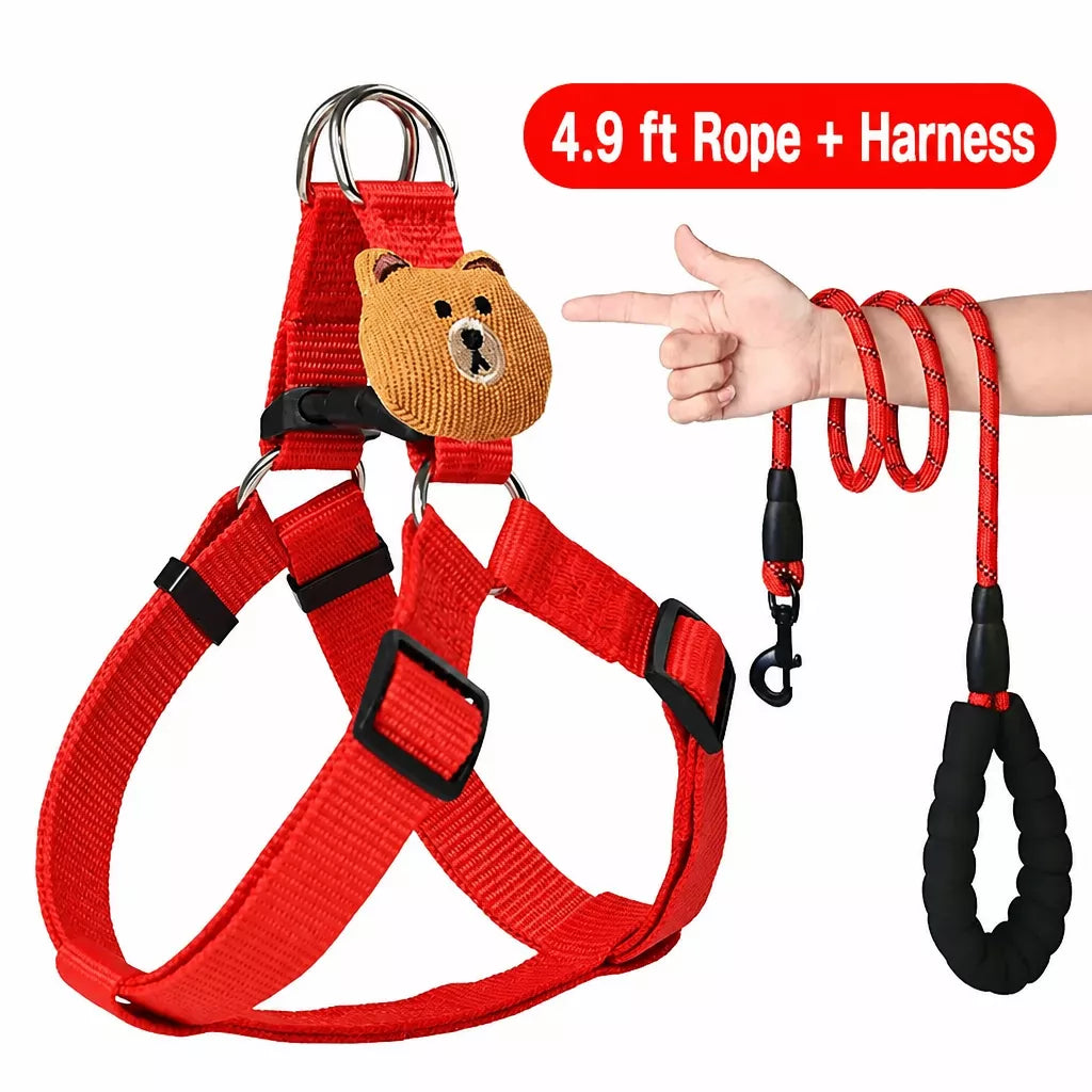 Adjustable Nylon Dog Vest Harness