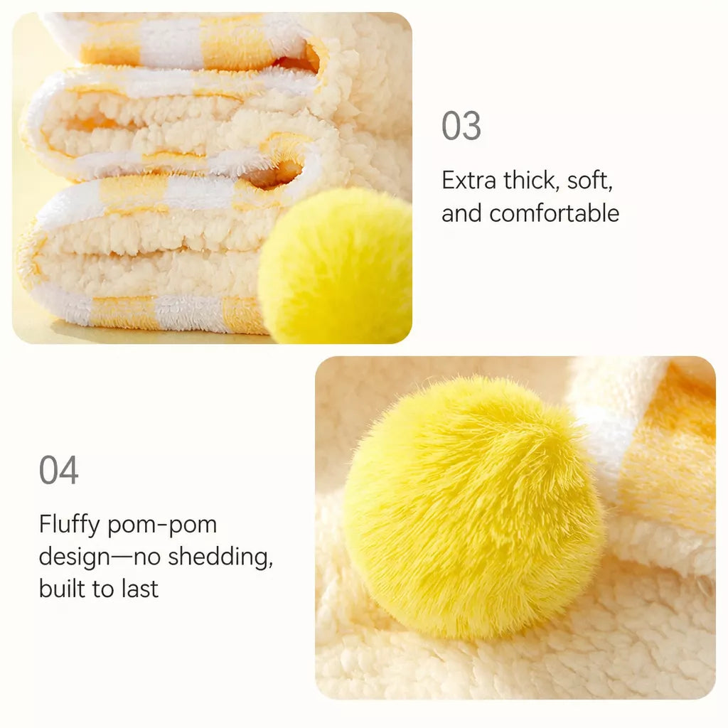 Cotton-Linen Pet Bed Mat and Blanket for Cats and Dogs