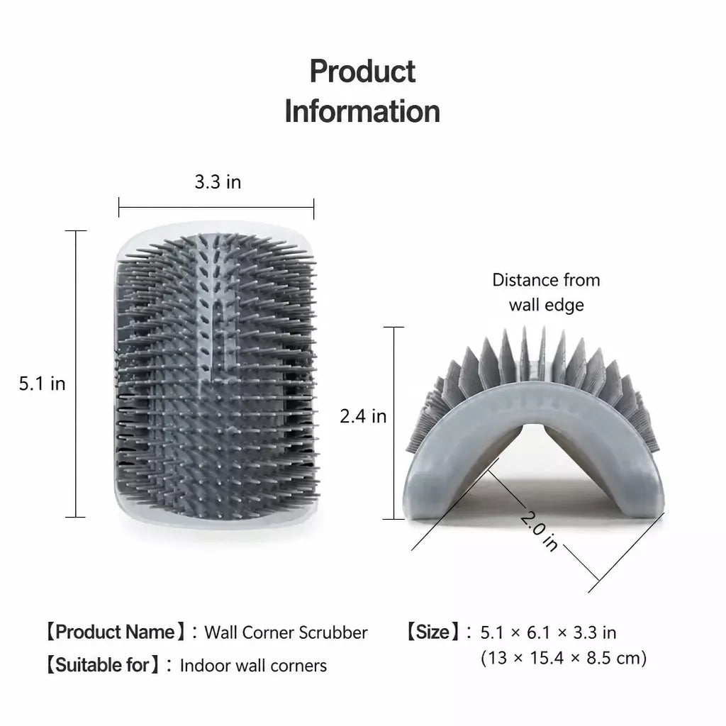 Corner-Mount Cat Scratcher Pads with Adhesive and Screws