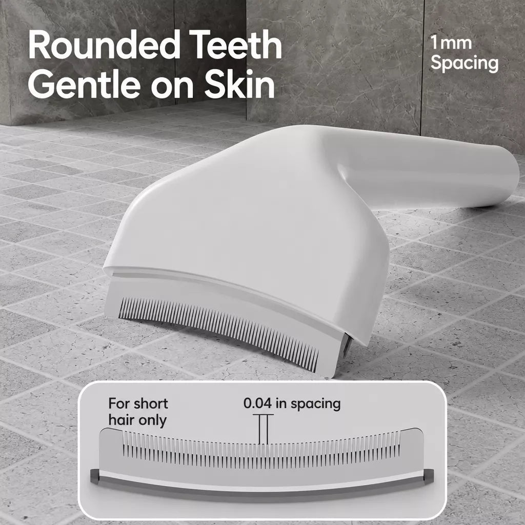 Curved-Tooth Pet Grooming Comb for Cats and Dogs