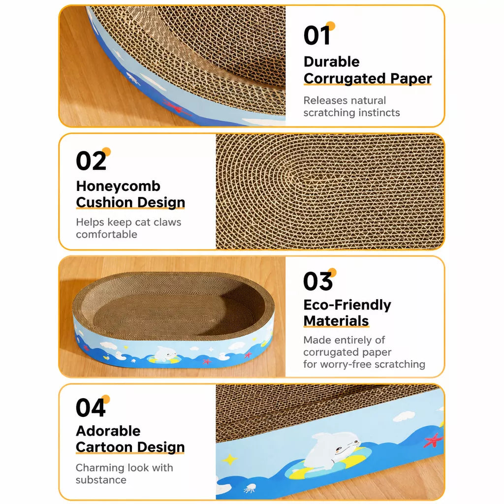 Kraft Paper Cat Scratcher Lounge