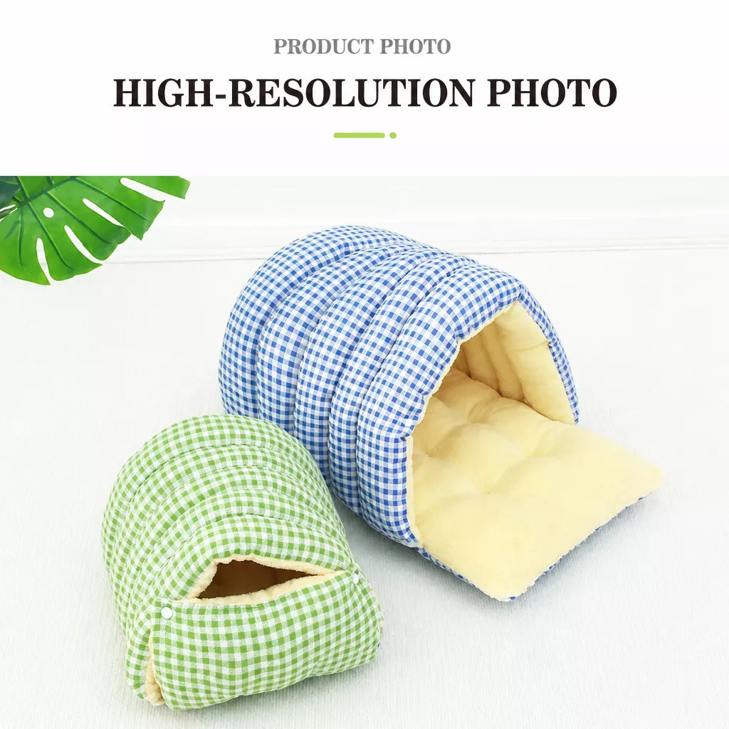 Semi-Enclosed Cat & Small Dog Bed with Removable, Washable Design