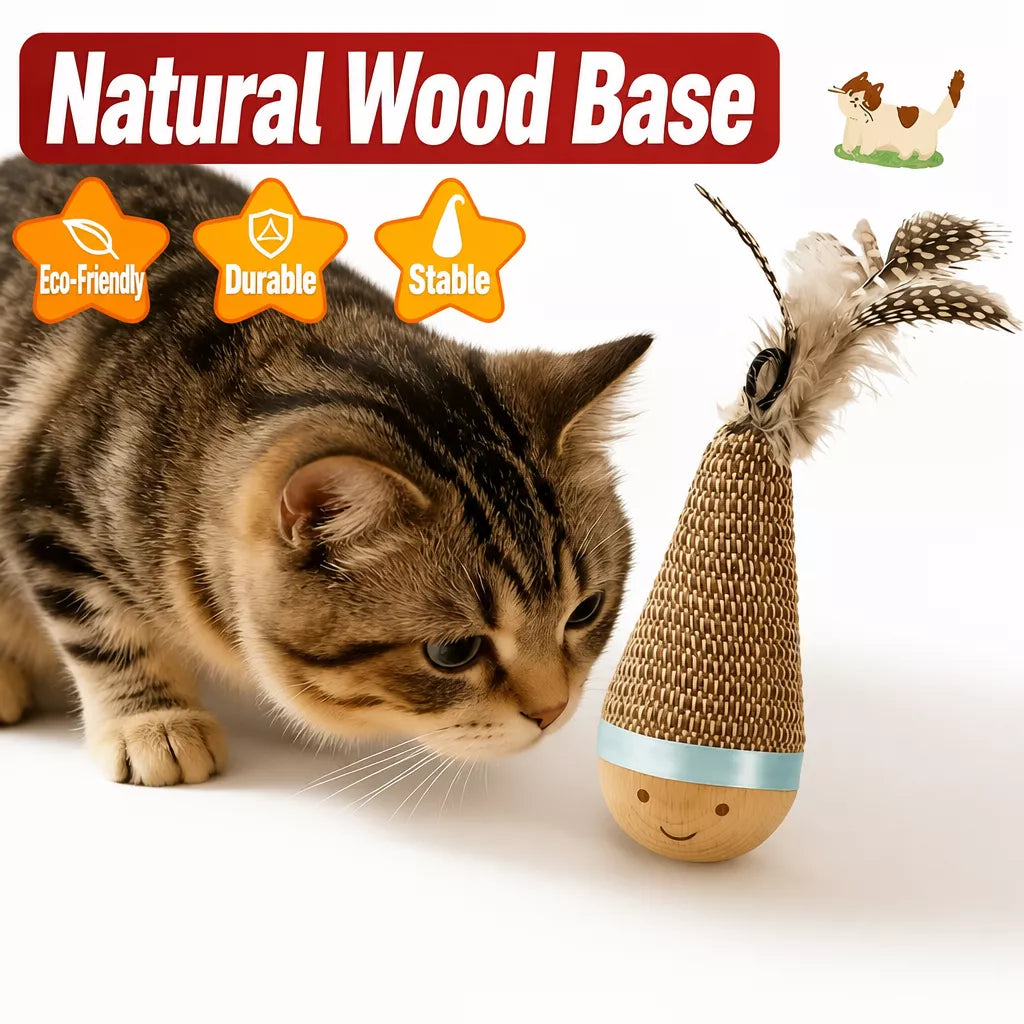 Wobble Dog & Cat Toy for Indoor Play