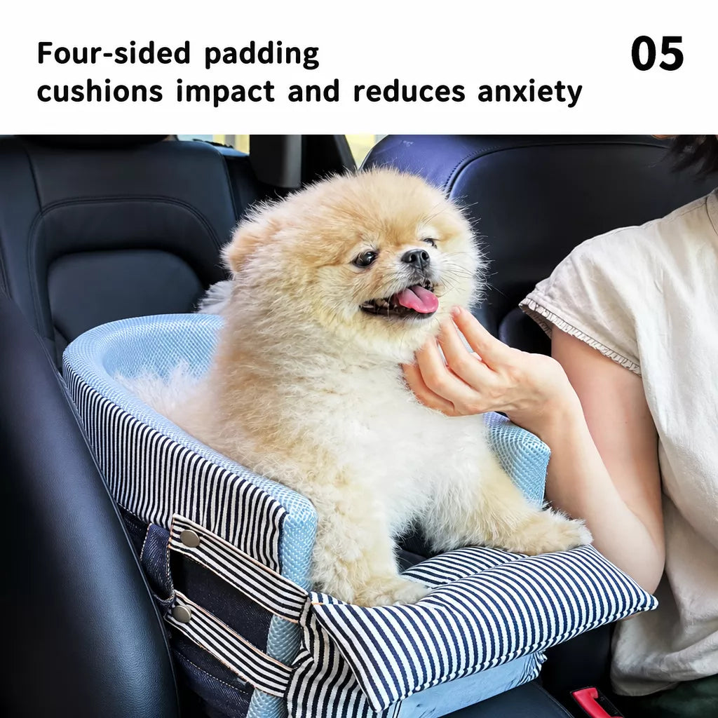 Small Pet Car Seat Bed for Dogs and Cats