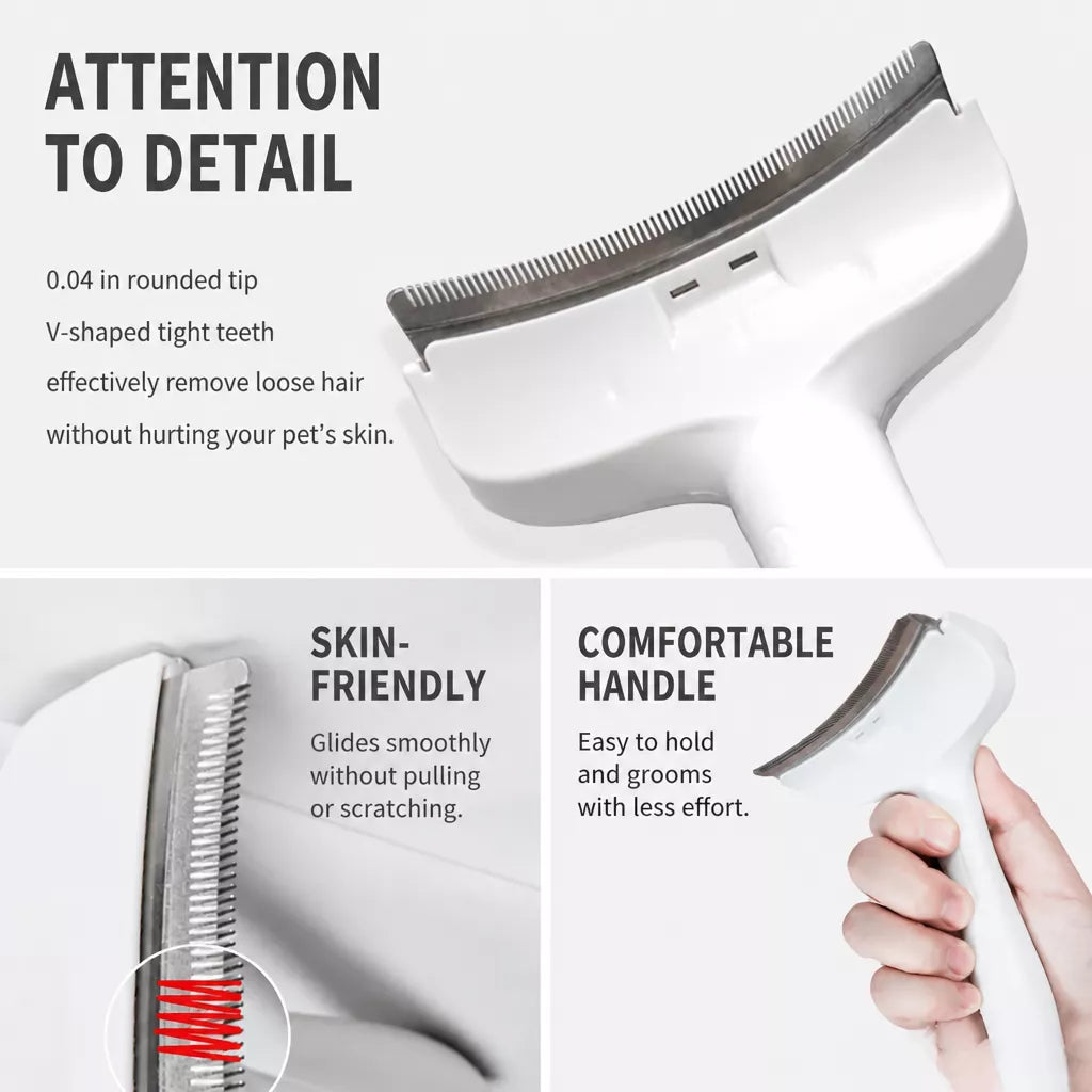 Cat & Dog Grooming Comb for Thinning and Loose Hair Removal