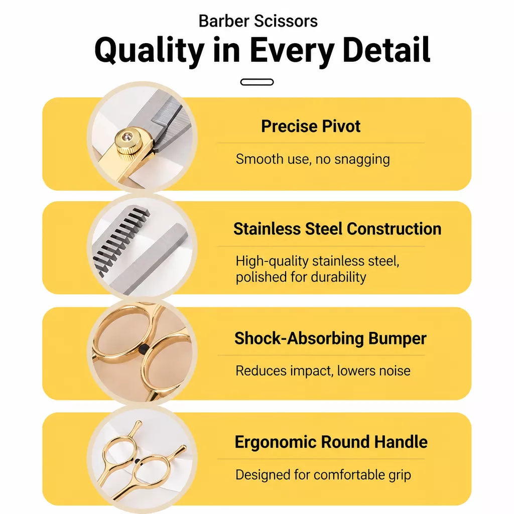 Stainless Steel Dog Grooming Shears for Hair Trimming