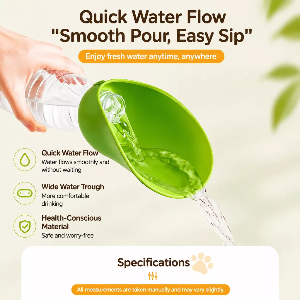 Portable Collapsible Pet Water Cup for Walks