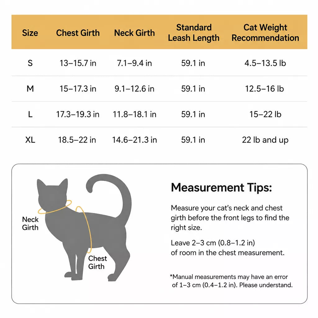 Cat Harness and Leash