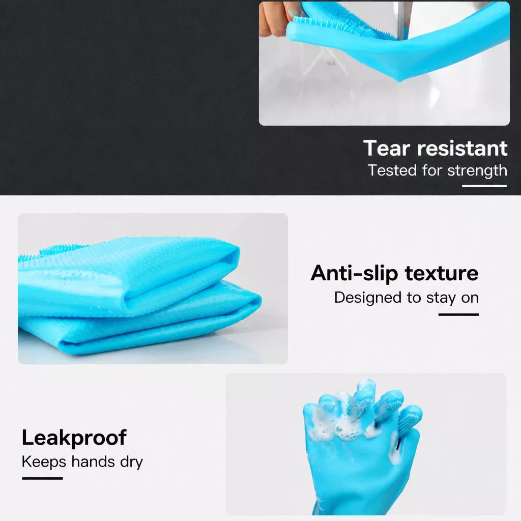 Pet Bathing & Grooming Gloves