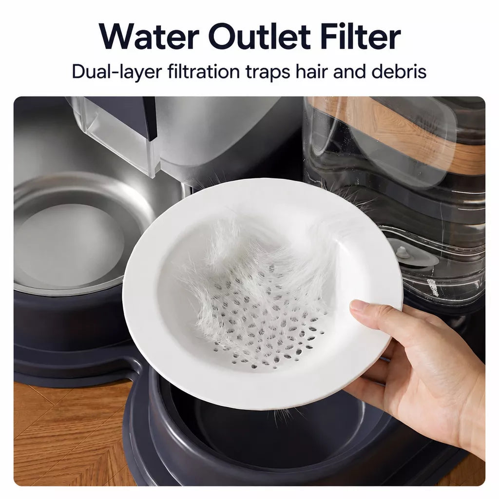 Non-Electric Pet Water Dispenser for Cats and Dogs